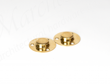 Brio 40mm Ø Panel to Panel Magnetic Catch (Pair) - Brass