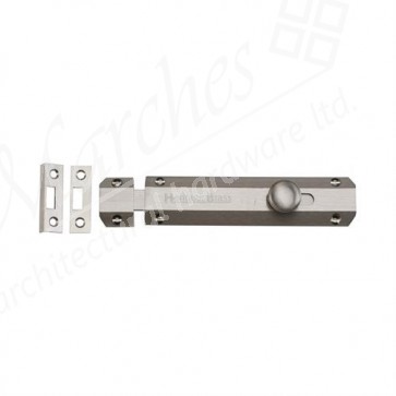 Surface Mounted Flat Bolts - Satin Nickel - Various Sizes