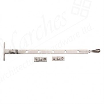 Bulb End Casement Stays - Satin Nickel