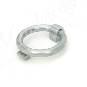 Ring Door Knocker - Satin Chrome