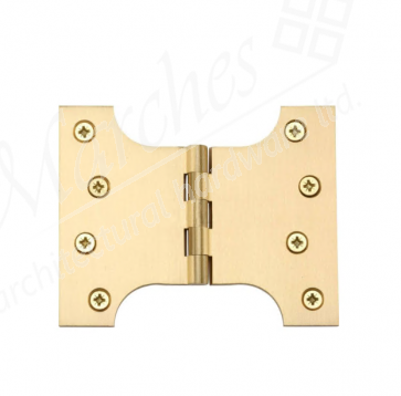Parliament Hinges 4" x 3" x 5" Satin Brass (PR)
