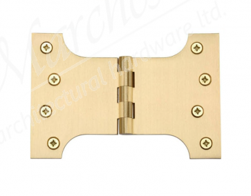 Parliament Hinges 4" x 4" x 6" Satin Brass (PR)