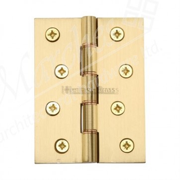Solid Brass Butt Hinges with Double Phosphor Washers (PR)
