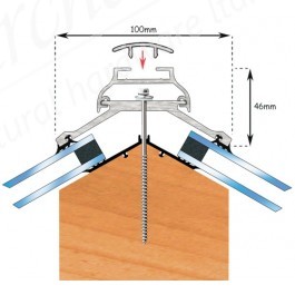 Exitex - Cresfinex MK2 100mm Ridge - Grey (Ral 9023) (Various Lengths)