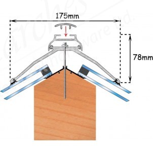 Exitex - Cresfinex MK2 175mm Ridge - Mill (Various Lengths)