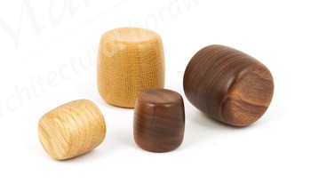 Knob, 30mm - Oak