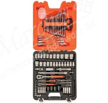 Bahco S87+7 ¼'' & ½'' 94 Piece Drive Socket & Spanner Set