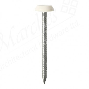 50mm Polymer Head Nails White Large Head (100)