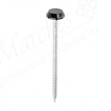 30mm Polymer Head Nails Black (250)
