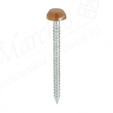 Polymer Head Nails Brown - Various Sizes
