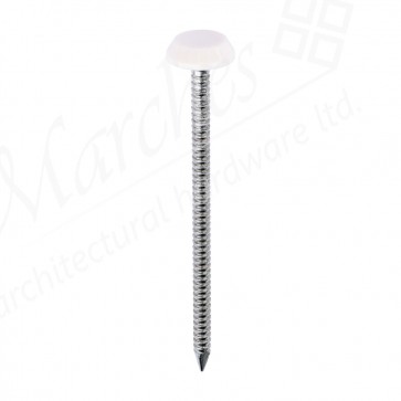 Polymer Head Nails Cream - Various Sizes