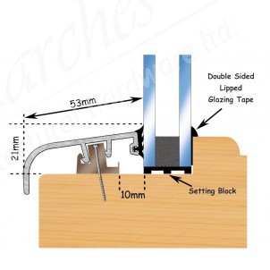 Posilok 53mm Window Trim 3m - Mill