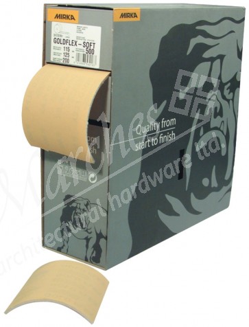 Mirka Goldflex - Abrasive Roll - 180 to 500 Grit (200 sheets)