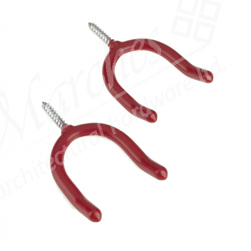 95mm U-Shaped Screw-In Hook (2 Pack) (10kg Max Load)