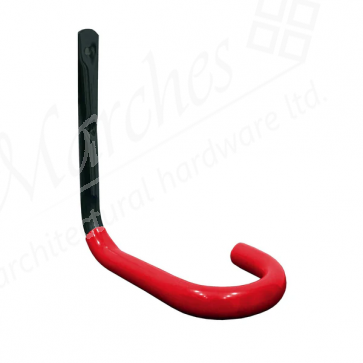 100 x 175mm Single Curved Bike Wheel Hook (200kg Max Load)