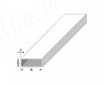 Rectangular Tube 1m x 30mm x 20mm x 1.5mm - Cold Rolled Steel