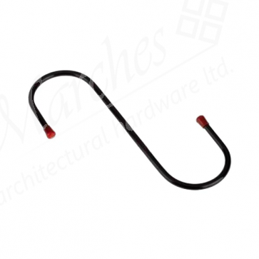 200 x 8 x 135mm S Hook - Black