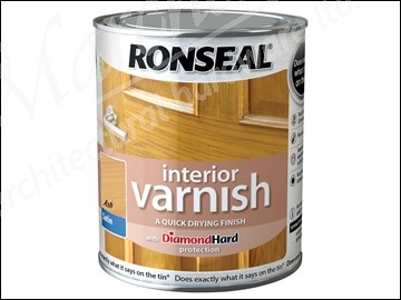 Ronseal Interior Varnish Quick Dry Gloss - Various Shades