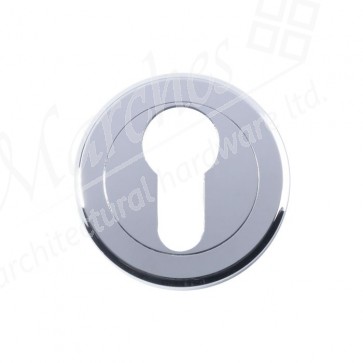 Serozzetta Euro Profile Escutcheon - Polished Chrome