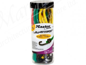Mastelock Twin Wire Bungee Hooks x2 60cm, 80 & 100cm (6)