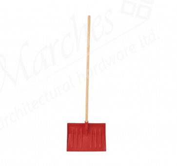 Snow Pusher / Shovel with Wooden Handle