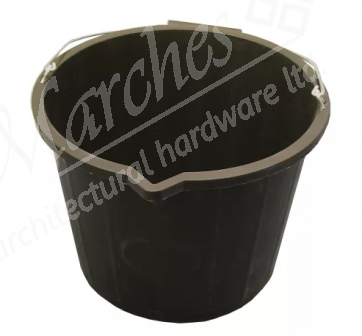 Standard 15 Litre Black Bucket 