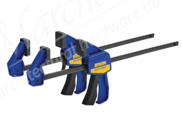 Irwin Light Duty Quick Grip Mini Clamps Twin Pack 300mm (12") - 63kg