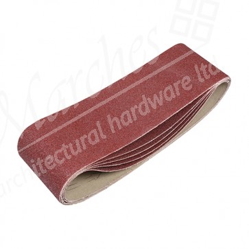 Trend Sanding Belts - Aluminium Oxide - 75x533mm - Grit 60 (5 pieces)