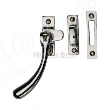 Bulb End Casement Fastener - Polished Nickel