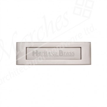 Letter Plate 305mm x 102mm - Satin Nickel