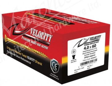 Velocity Premium Multi-Use Screws 3.5 x 16mm PZ2 (x200)
