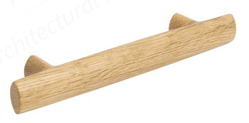 T-Bar Handle, 190mm (128mm cc) - Oak