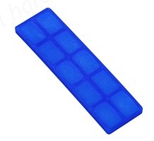Flat Packer 5mm x 28mm x 100mm Blue (BOX 1000)