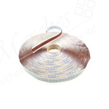 Butyl Flexistrip Glazing Strip 15 x 2.5 30m Roll - Brown