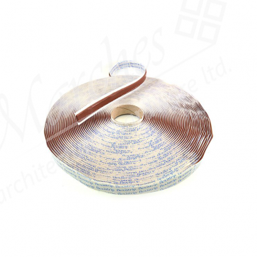 Butyl Glazing Strip 15 x 2.5 30m Roll - Brown