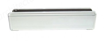 White UPVC Letterbox 300 x 70mm