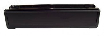 Black UPVC Letterbox 305 x 70mm