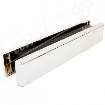 UPVC Slimline Letterbox (315 x 50mm) - White 