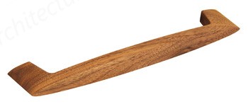 Oval D Handle 218mm- Walnut