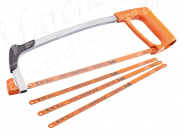Bahco 300mm (12") Hacksaw with 3 EXTRA Blades