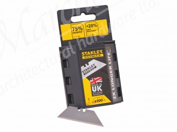 Stanley Fatmax Replacement Trimming Knife Blades (100)