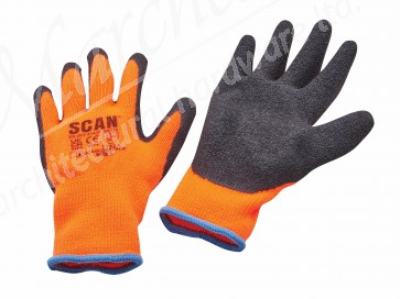 Scan Dipped Thermal Latex Gloves (3 Pairs, Size L)