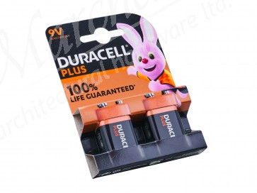 Duracell 9V Plus Power Battery Twin Pack
