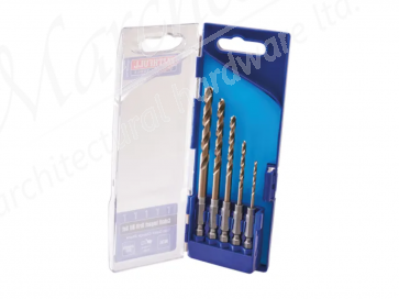 Faithfull 5 Piece Quick Change HSS Cobalt Impact Bit Set