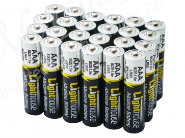 Lighthouse 24 x AAA Alkaline Batteries