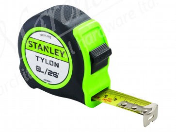 Stanley Hi-Vis Tylon Pocket Tape - 8m (26ft)