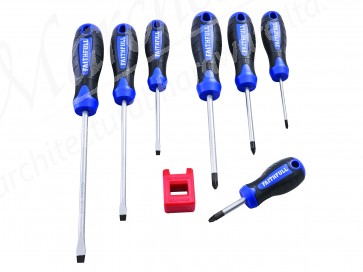 Faithfull 8 Piece Soft Grip Screwdriver Set