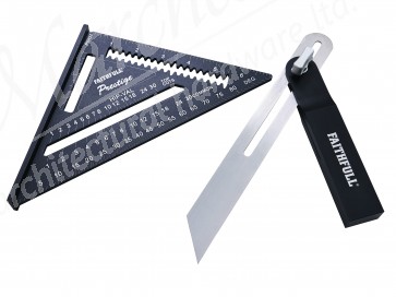 Faithfull Cnc Sliding Bevel & Quick Square Set