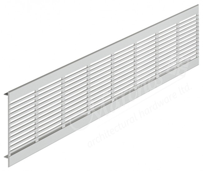 Vent Grill 485x85mm Silver F1 Aluminium vent grills Ventilation