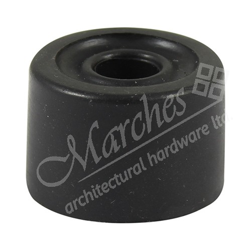 PVC Door Stop (Pack of 2) Black Door Stops Door Furniture